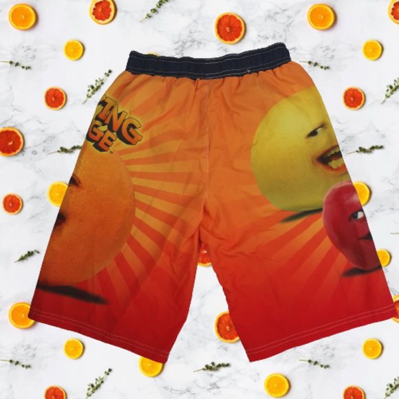 Annoying Orange Boy's Youth Board Shorts Swim Trunks Size 6/7 - Picture 2 of 6